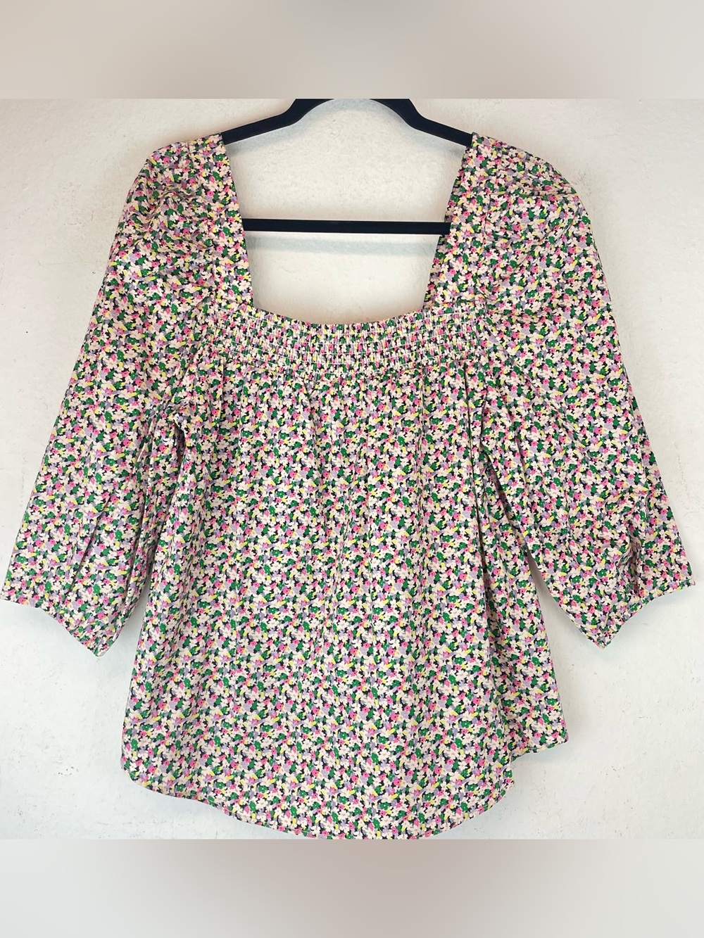H&M Mini Floral Babydoll Top Blouse size S
